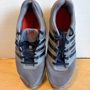 Gray With Blue Trim Adidas Run Strong Shoes Size 10